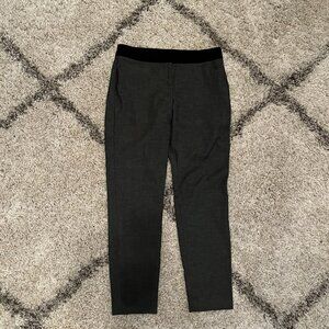 EXPRESS GRAY Black Trim Editor DRESS PANTS SZ 0